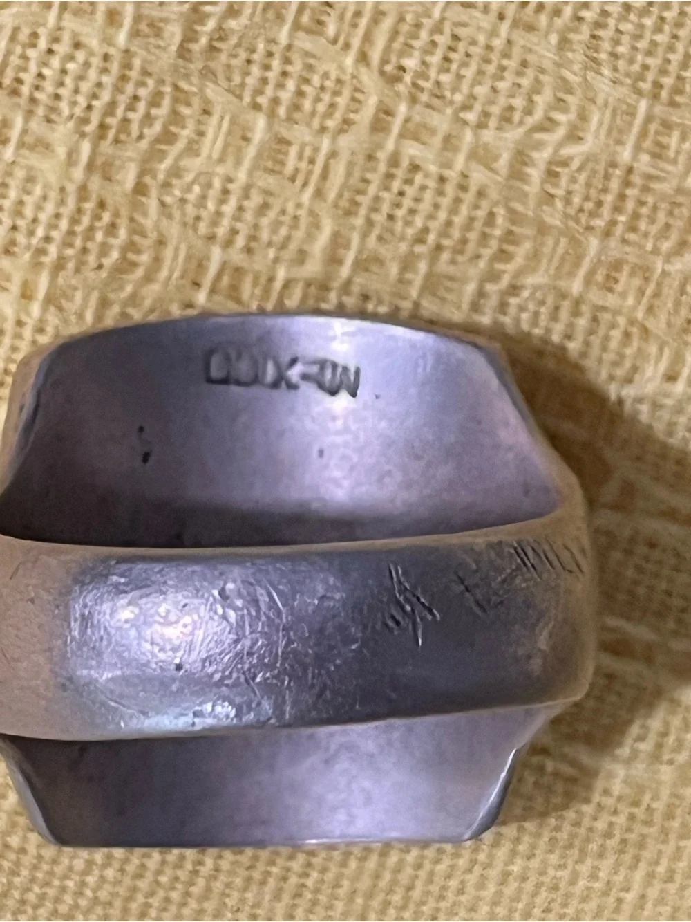 Rare Find! Authentic Mid-Century Mexican Biker/ Souvenir Ring with Western Motif